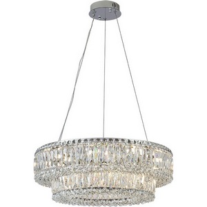 Изображение товара Подвесной светильник хрустальный Newport 8450 8450+18/S chrome