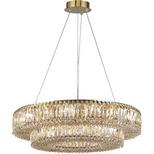 Изображение товара Подвесной светильник хрустальный Newport 8450 8450+28/S gold