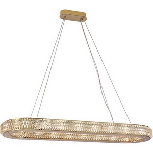 Изображение товара Подвесной хрустальный светильник Newport 8560 8560/100 C oval gold polished