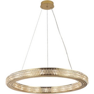 Изображение товара Подвесной хрустальный светильник Newport 8560 8560/80 C gold polished кольцо