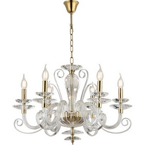 Изображение товара Подвесная люстра Newport 8570 8576/C gold polished подсвечник