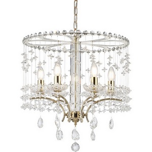 Изображение товара Подвесная люстра хрустальная Newport 8600 8606/C gold подсвечник