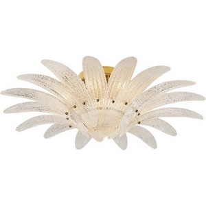 Изображение товара Потолочный светильник Newport 8800 8809/PL gold white с цветами