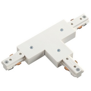 Изображение товара Соединитель с токопроводом T-образный для однофазного трехжильного шинопровода NT18 белый Novotech 135010