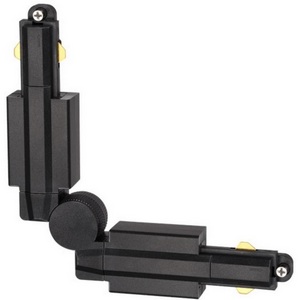 Изображение товара Гибкий соединитель с токопроводом для однофазного трехжильного шинопровода IP20 220V NT19 черный Novotech 135021