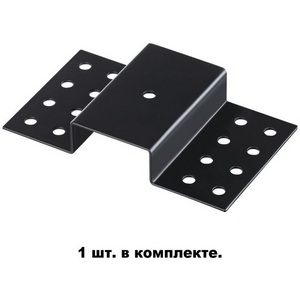 Изображение товара Крепление для встраиваемого монтажа однофазного трехжильного и двухжильного шинопровода IP20 NT20 черный Novotech PORT 135112