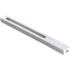 Изображение товара Шинопровод накладной/подвесной однофазный двухжильный (универсальный) с токопроводом и заглушкой, 2м IP20 220V NT22 белый Novotech 135137