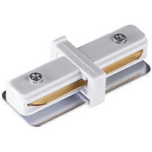 Изображение товара Внутренний соединитель с токопроводом для однофазного двухжильного шинопровода IP20 220V NT22 белый Novotech 135139