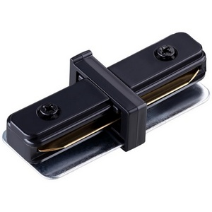 Изображение товара Внутренний соединитель с токопроводом для однофазного двухжильного шинопровода IP20 220V NT22 черный Novotech 135140