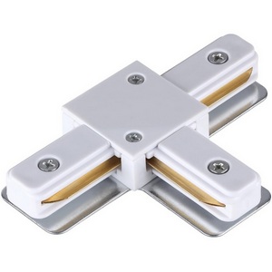 Изображение товара Соединитель с токопроводом для однофазного двухжильного шинопровода IP20 220V NT22 белый Novotech 135143