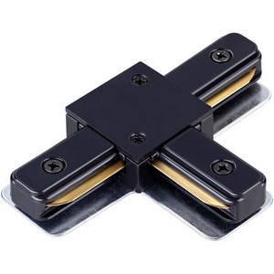 Изображение товара Соединитель с токопроводом для однофазного двухжильного шинопровода IP20 220V NT22 черный Novotech 135144