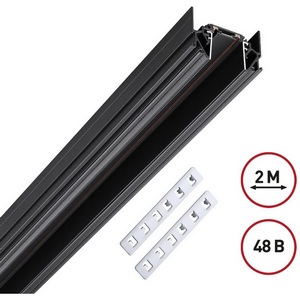 Изображение товара Низковольтный шинопровод встраиваемый для монтажа в натяжной потолок 2м Novotech Smal 135201 SMAL IP20 48V