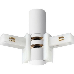 Изображение товара Соединитель с токопроводом гибкий угловой "L" Novotech Flum 135248 белый 48V