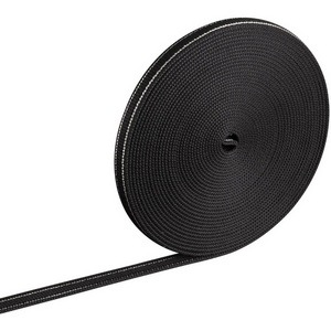 Изображение товара Низковольтный текстильный ременной шинопровод 24V Novotech Easy 135258 черный 5м IP20 24V