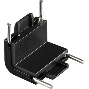 Изображение товара Соединитель с токопроводом "Г" (потолок/стена) для низковольтного шинопровода Novotech Easy 135271 черный