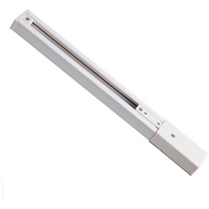 Изображение товара Однофазный шинопровод накладной Novotech Expert 135295 белый трехжильный с токопроводом и заглушкой 3м IP20 220V