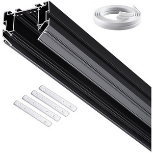 Изображение товара Шинопровод для монтажа в натяжной потолок Novotech Vector 135304 черный 2м, IP20 90-240V