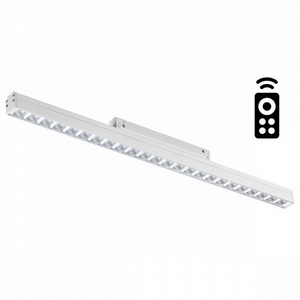 Изображение товара Трековый светильник низковольтный 48V диммируемый светодиодный с пультом и регулировкой цветовой температуры Novotech Flum 358623