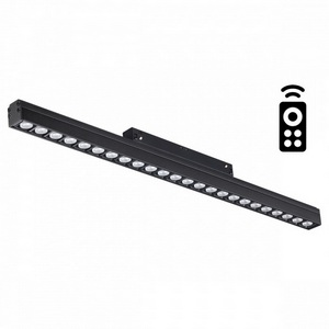 Изображение товара Трековый светильник низковольтный 48V диммируемый светодиодный с пультом и регулировкой цветовой температуры Novotech Flum 358624