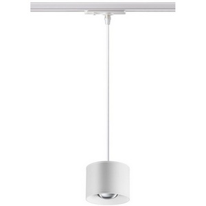 Изображение товара Cветильник светодиодный трековый однофазный трехжильный, провод 1.2м IP20 4000К 12W 220V PATERA NT21 090 белый Novotech PORT 358659