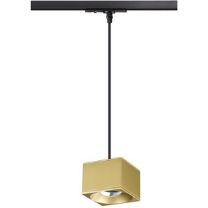 Изображение товара Cветильник светодиодный трековый однофазный трехжильный, провод 1.2м IP20 4000К 12W 220V PATERA NT21 091 золото Novotech Patera 358674