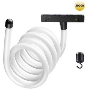 Изображение товара Трековый светильник гибкий для низковольтного шинопровода FLUM Novotech Ramo 359139 KONST 3000K IP20 LED 25W 48V 2500Лм