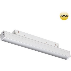 Изображение товара Трековый линейный светильник для низковольтного шинопровода Novotech Flum 359198 SHINO IP20 LED 3000К 12W 48V 900Лм