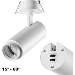 Изображение товара Спот встраиваемый с перекл. цв. температуры, мощности Novotech Nail 359221 SPOT белый IP20 LED 3000К\4000К\6000К 5W/9W/13W 220V