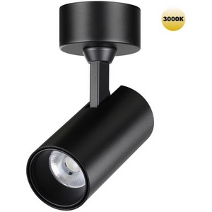 Изображение товара Спот накладной светодиодный Novotech Selene 359228 OVER черный IP20 LED 15W 220V 1440Лм 3000К