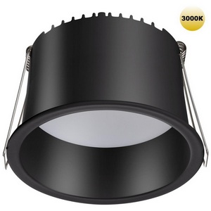 Изображение товара Светильник встраиваемый светодиодный Novotech Tran 359237 SPOT черный IP20 LED 12W 220V 840Лм 3000К