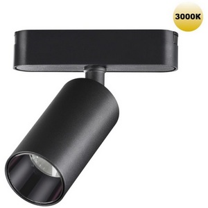 Изображение товара Трековый светильник Novotech Smal 359254 SHINO черный для низковольтного шинопровода IP20 LED 12W 48V 1080Лм 3000К