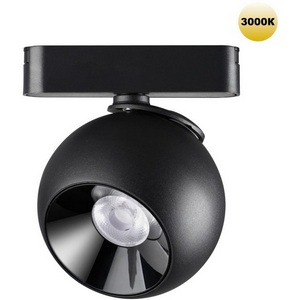 Изображение товара Трековый светильник Novotech Smal 359266 SHINO черный для низковольтного шинопровода IP20 LED 12W 48V 960Лм 3000К