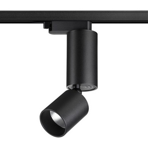 Изображение товара Светильник трековый однофазный трехжильный Novotech Tubo 359321 черный LED 10W 85-265V 3000K 1100Лм