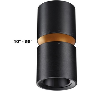 Изображение товара Светильник накладной светодиодный Novotech Aristo 359338 черный LED 10W/3W 3000K 1090Лм 170-265V ARISTO