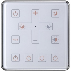 Изображение товара Настенная панель управления дистанционного (2.4G) Novotech Glat 359393 для арт. 359362-359377 IP20 PULT