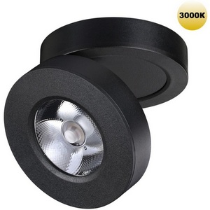 Изображение товара Светильник накладной/встраиваемый Novotech Groda 359410 черный LED 5W 220V 3000K 240Лм