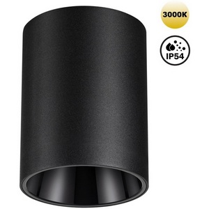 Изображение товара Светильник накладной влагозащищённый Novotech Recte 359422 черный IP54 LED 15W 220V 3000К