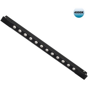 Изображение товара Трековый светильник низковольтный Novotech Flum 359433 SHINO черный LED 12W 48V 4000K