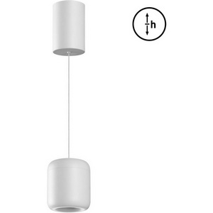 Изображение товара Подвесной светильник с механизмом регулировки высоты Novotech Lisse 359437 белый LED 10W 220V 3000K