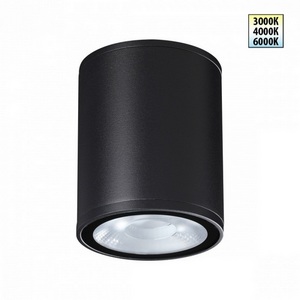 Изображение товара Потолочный светильник светодиодный с переключ. цветовой температуры Novotech Tumbler 359535 черный LED 10W 220V 3000К\4000К\6000К