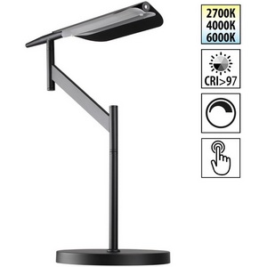 Изображение товара Настольная лампа Novotech Ala 359541 черный диммир. со сменой цвет. темпер. (управление-сенсор) LED 14W 220V 2700К\4000К\6000К