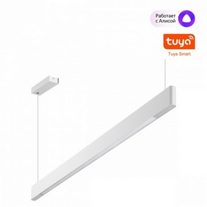 Изображение товара Подвесной линейный светильник Novotech Iter 359549 белый диммир. со сменой цв.темпер. (пульт ДУ/прилож. Smart Life) LED 12/24W 220V 3000-5700К