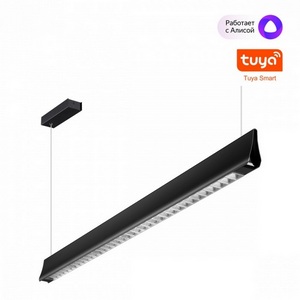 Изображение товара Подвесной линейный светильник Novotech Iter 359550 черный диммир. со сменой цв.темпер. (пульт ДУ/прилож. Smart Life) LED 36W 220V 3000-5700К