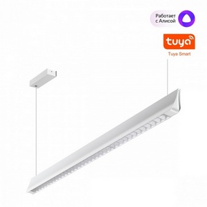Изображение товара Подвесной линейный светильник Novotech Iter 359551 белый диммир. со сменой цв.темпер. (пульт ДУ/прилож. Smart Life) LED 36W 220V 3000-6000К