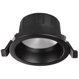 Изображение товара Потолочный светильник точечный встраиваемые ip44 Novotech Clara 359552 черный с переключателем цв. температуры IP44 LED 10W 220V 3000К\4000К\6000К