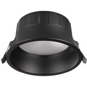 Изображение товара Светильник светодиодный встраиваемый Novotech Clara 359556 черный с переключателем цв. температуры IP44 LED 30W 220V 3000К\4000К\6000К