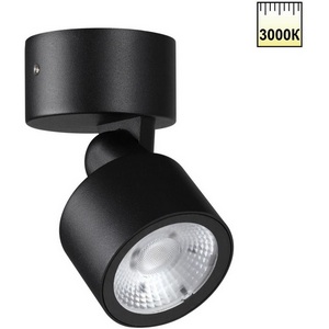 Изображение товара Архитектурная подсветка светодиодная Novotech Focus 359586 черный IP65 LED 9W 3000К 220V