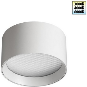 Изображение товара Потолочный светильник светодиодный с белым светом с переключ. цв. температуры Novotech Orbis 359594 белый IP20 LED 12W 220-240V 3000К\4000К\6000К