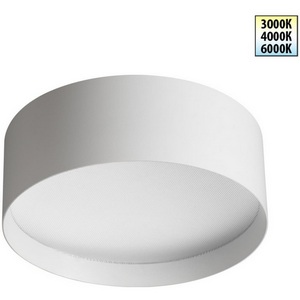 Изображение товара Потолочный светильник накладной светодиодный с переключ. цв. температуры Novotech Orbis 359598 белый IP20 LED 24W 220-240V 3000К\4000К\6000К