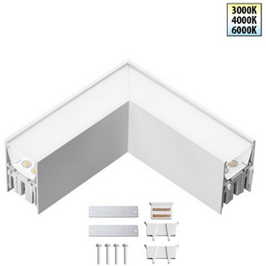 Изображение товара Светильник соединитель «L» с переключ. цв. температуры Novotech Fatto 359608 белый IP20 LED 8W 220V 3000К\4000К\6000К